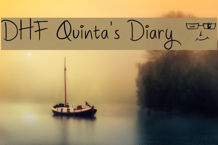 DHF Quinta's Diary @ Font examples