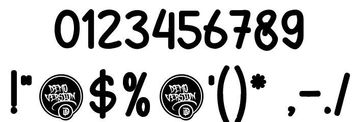 DHF Semangat 2012 Demo Bold Font OTHER CHARS
