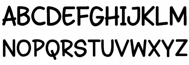 DHF Semangat 2012 Demo Bold Schriftart Groß