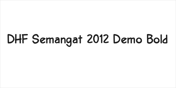 DHF Semangat 2012 Demo Bold Logo
