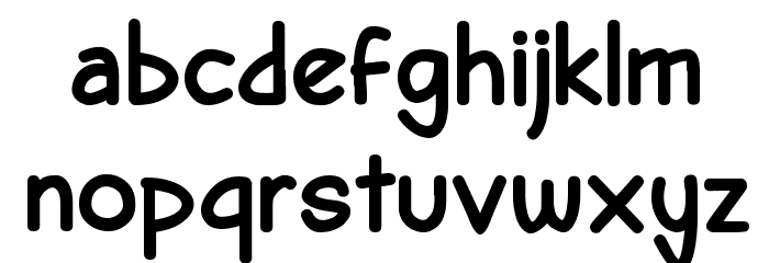 DHF Semangat 2012 Demo Bold Font LOWERCASE
