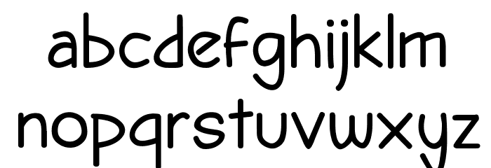 DHF Semangat 2012 Demo Font LOWERCASE