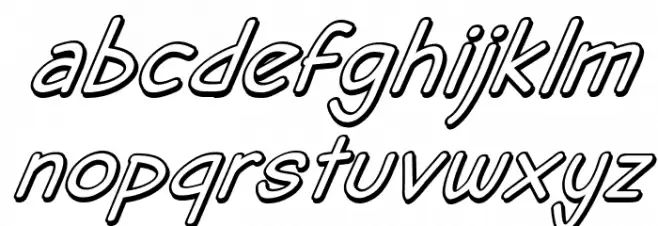 DHF Semangat 2012 Shadow Demo Italic