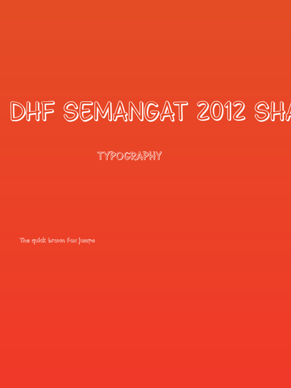 DHF Semangat 2012 Shadow Demo Poster