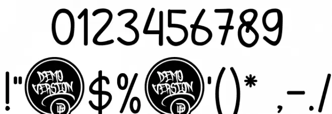 DHF Semangat 2012 Font OTHER CHARS