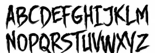 DHF Story Brush Шрифта ВЕРХНИЙ