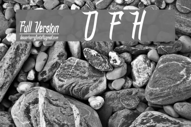 DHFDexgraffitiReturn Font examples