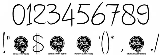 DHFQuinta'sDiary Font OTHER CHARS