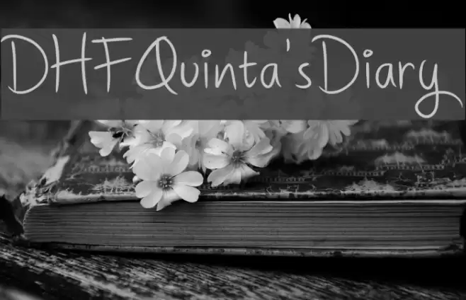 DHFQuinta'sDiary Font examples