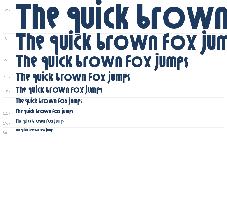 Dh Caloins DEMO Extra Bold Waterfall