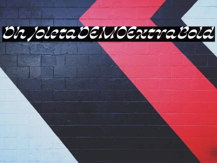 Dh Joleta DEMO Extra Bold Example 3