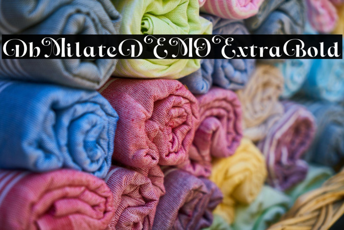 Dh Milate DEMO Extra Bold Example 1