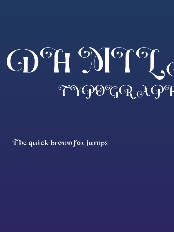 Dh Milate DEMO Extra Bold Poster