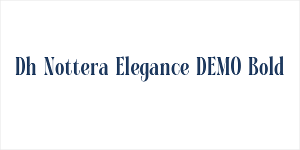 Dh Nottera Elegance DEMO Bold Logo