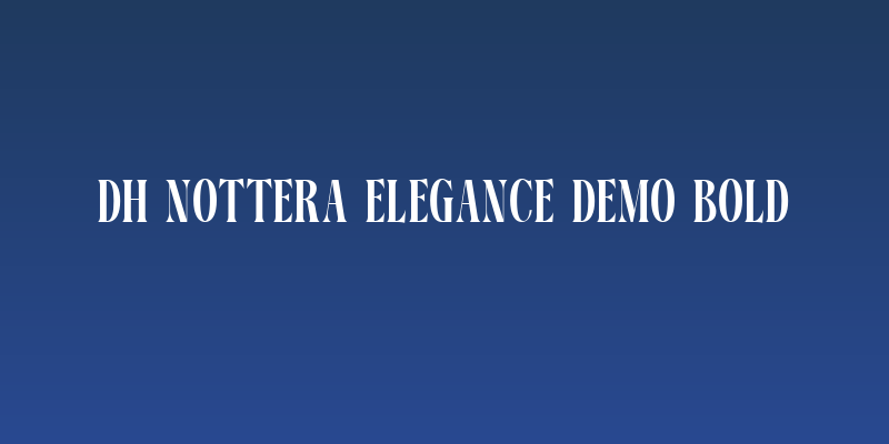 Dh Nottera Elegance DEMO Bold Social Header