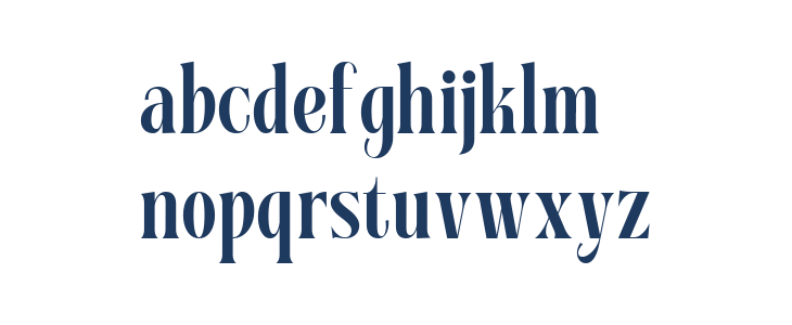 Dh Nottera Elegance DEMO Bold Lowercase