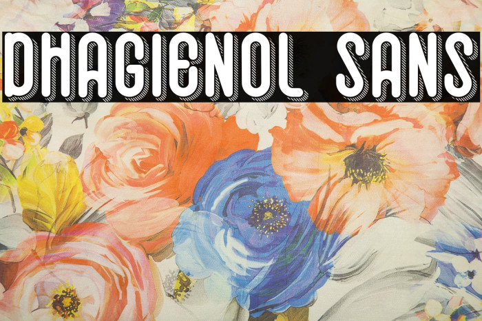 Dhagienol Sans Font examples
