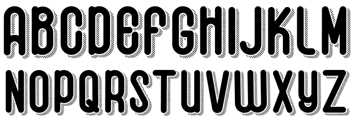 Dhagienol Sans Font LOWERCASE
