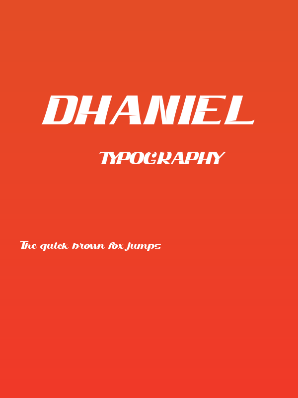 Dhaniel Poster