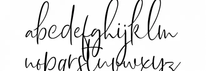 Dhanikans Signature 2 Regular Fuentes MINÚSCULAS