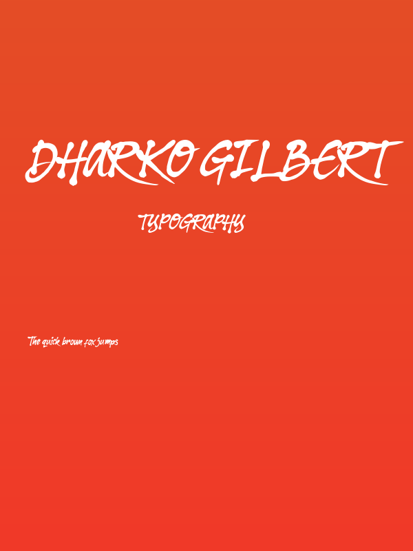 Dharko Gilbert Poster