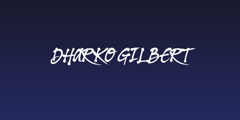 Dharko Gilbert Social Header