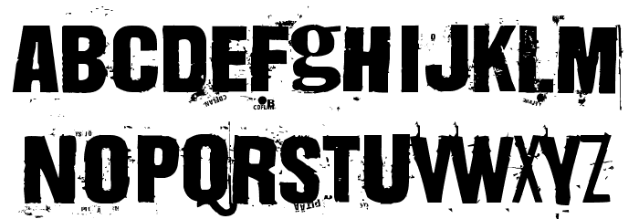 Dharma Bum Font LOWERCASE