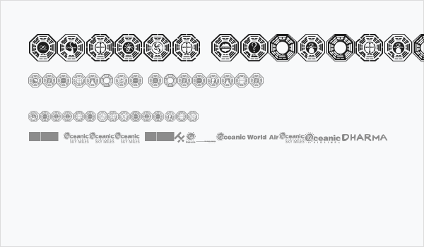 Dharma Initiative Logos Business Card