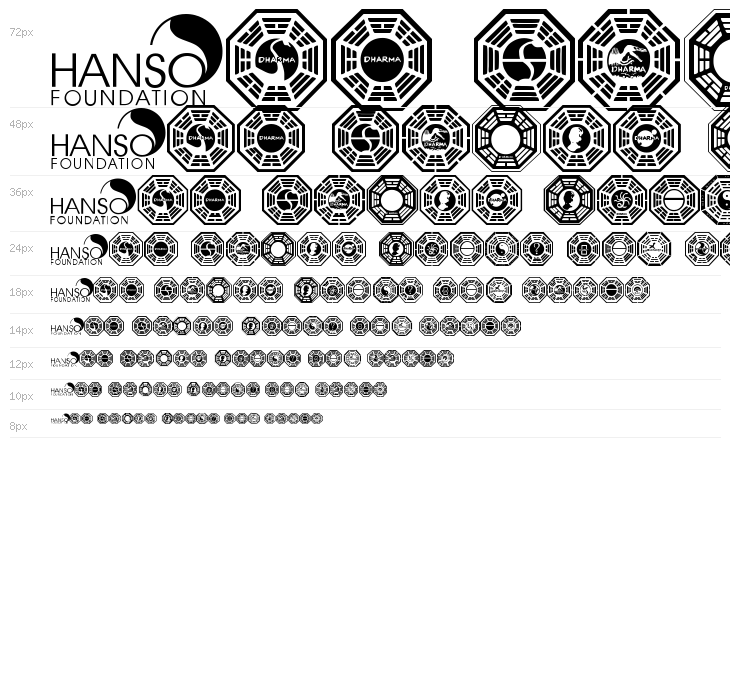 Dharma Initiative Logos Waterfall