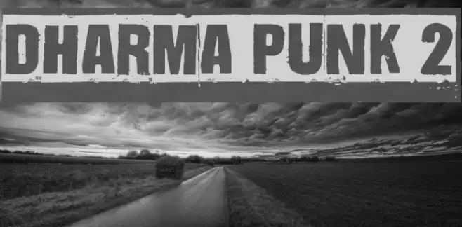 Dharma Punk 2 Font examples