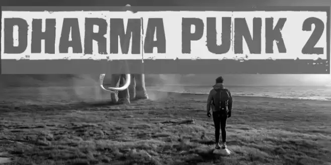 Dharma Punk 2 Font examples