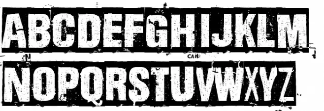 Dharma Punk Шрифта ВЕРХНИЙ