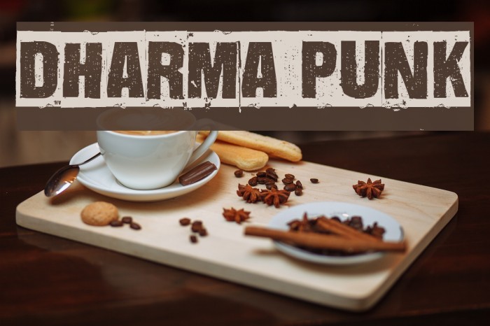 Dharma Punk Font examples