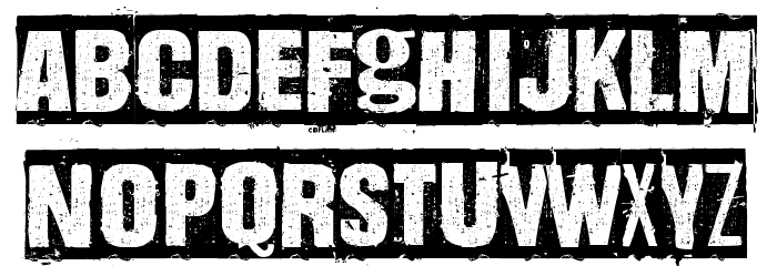 Dharma Punk Font LOWERCASE