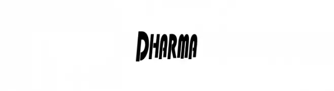Dharma  नि: शुल्क फ़ॉन्ट्स डाउनलोड
