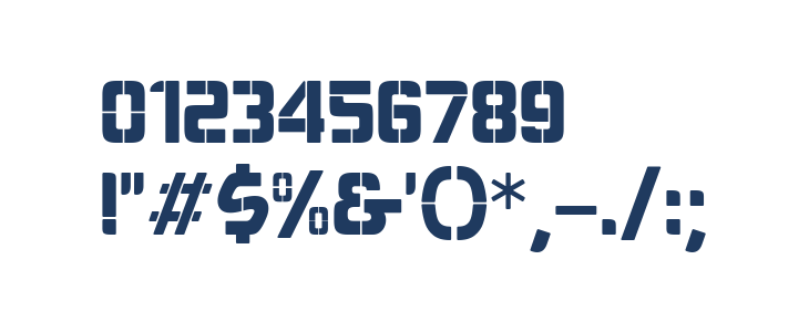 Dhaster Regular Other Characters