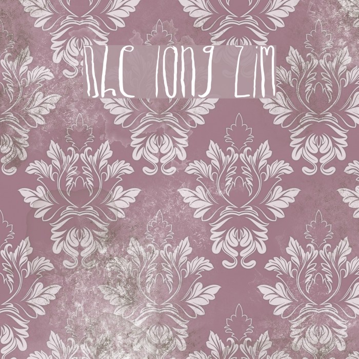 Dhe long zim Font examples