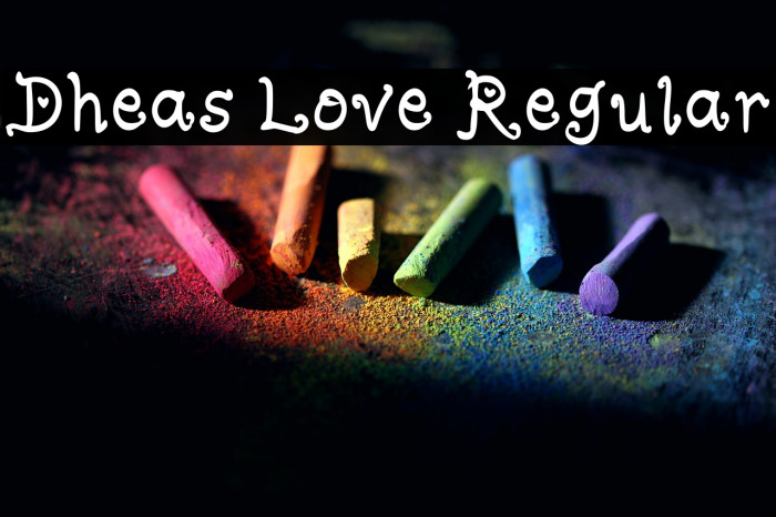 Dheas Love Regular Example 1