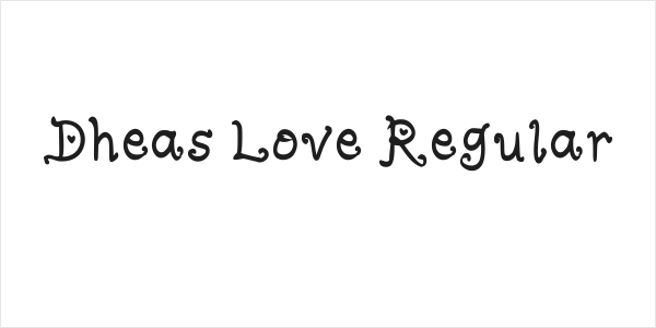 Dheas Love Regular Logo