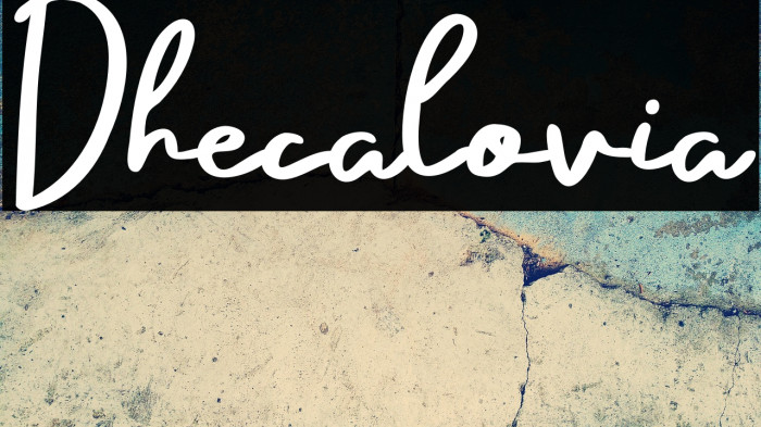 Dhecalovia Example 3