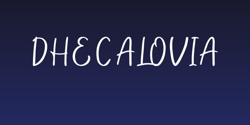 Dhecalovia Social Header