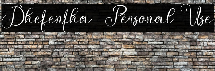 Dhefentha - Personal Use Example 2