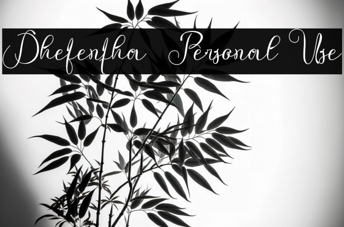 Dhefentha - Personal Use Example 3