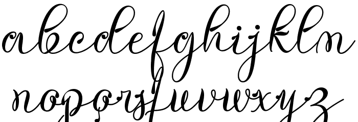 Dhefentha - Personal Use Font LOWERCASE