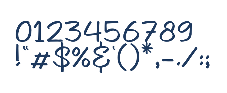 Dhel Fyn Italic Other Characters