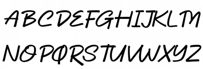 Dhel Fyn Italic Polices MAJUSCULES