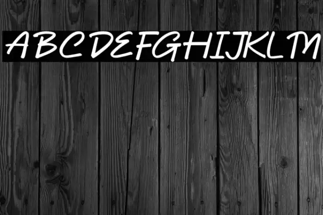 Dhel Fyn Italic Шрифта examples