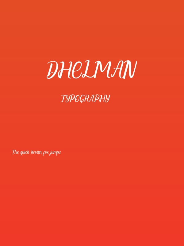 Dhelman Poster