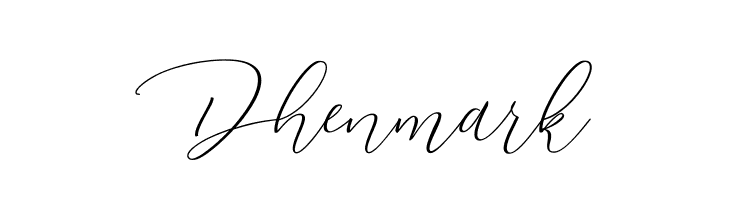 Dhenmark  免费字体下载