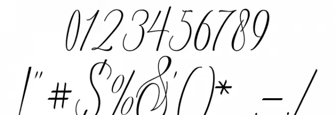 Dhenmark Font OTHER CHARS